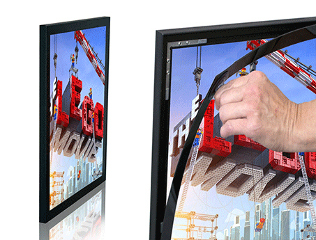 Aluminum-Frame-LED-Magnetic-Display-Board